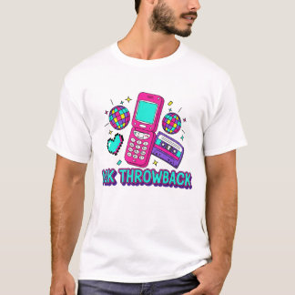 Camiseta Back to The 2000s Retro Design Vintage Theme Party