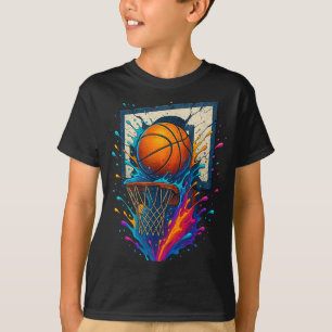 Camiseta Backboar de Slam Dunk Splash Hoop de Basquete Colo
