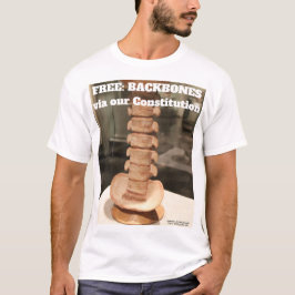 Camiseta Backbones gratuitos por RoseWrites