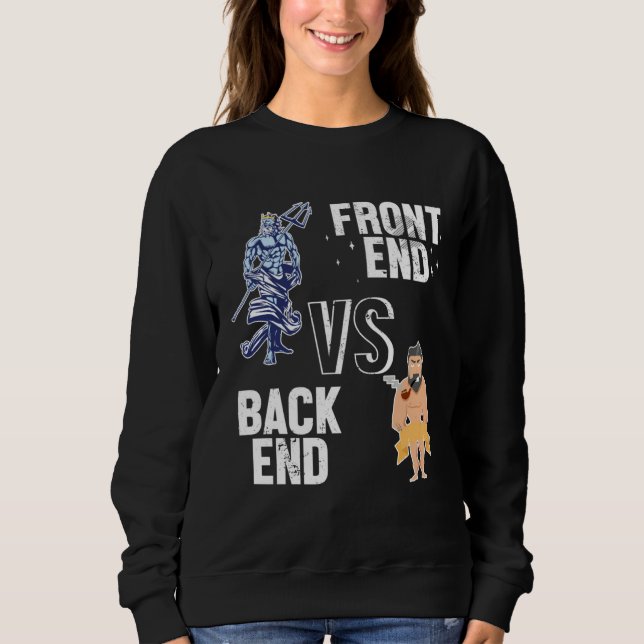 Camiseta Backend vs Frontend Developer Engineer Software De (Frente)