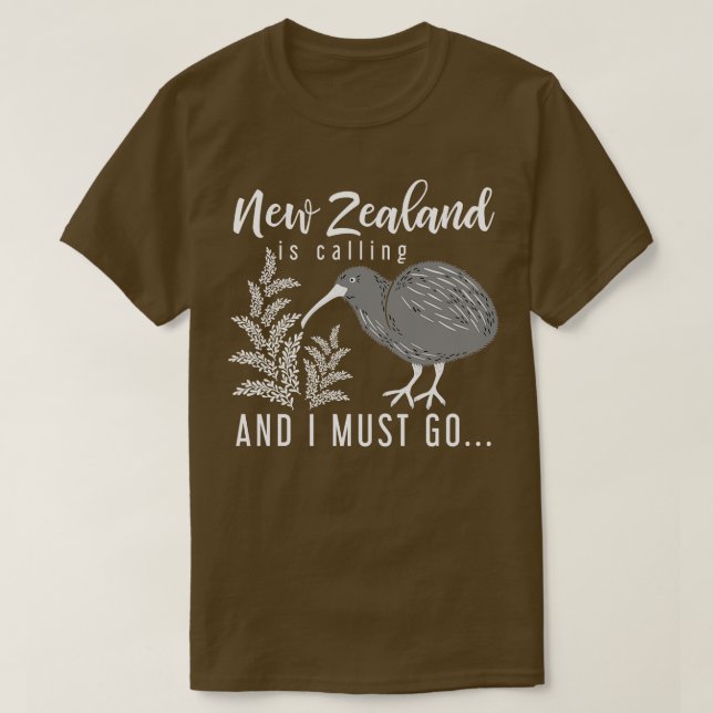 Camiseta Backerpacker Kiwi Gift Nova Zelândia (Frente do Design)