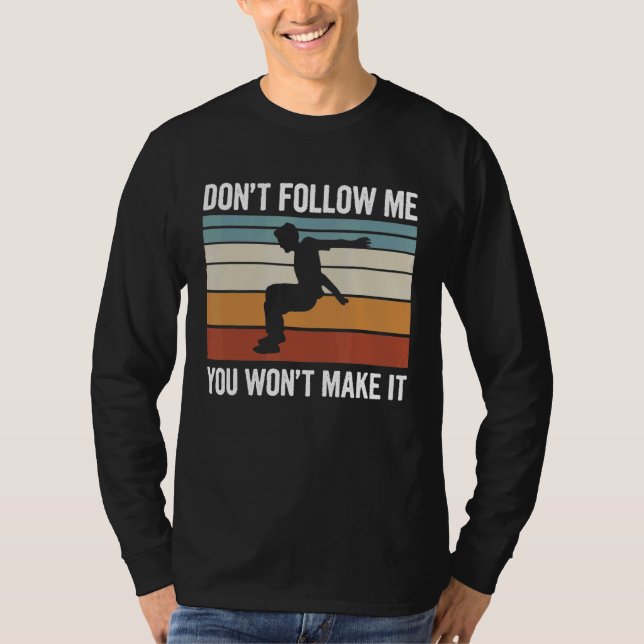 Camiseta Backflip Parkour Para Um Atleta De Cofre (Frente)