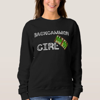 Camiseta Backgammon Girl Board Game Playing Wooden Board Ga