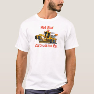 Camiseta Backhoe Da Empresa De Construção E Tee Do Motor