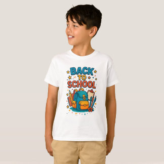 Camiseta "Backpack & Bright Ideas: School Ready in Style!"