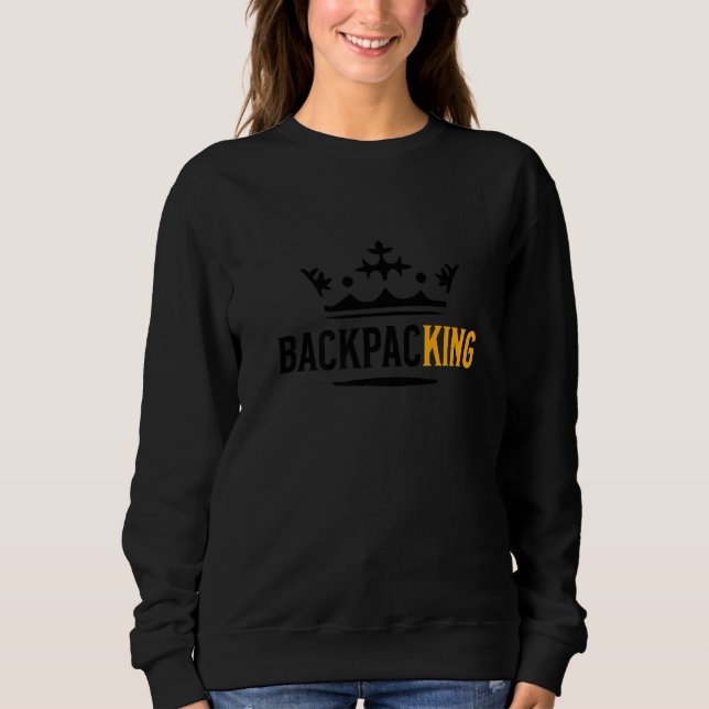 Camiseta Backpack do BackpacKing da Imagem do Backpack T (Frente)