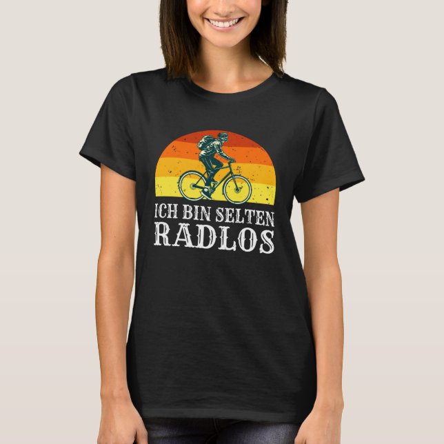 Camiseta Backprint I m rarely a cyclist bike (Frente)