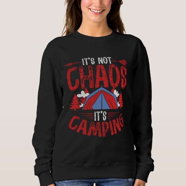 Camiseta Backprint It´s Not Chaos It´s Camping Camping (Frente)