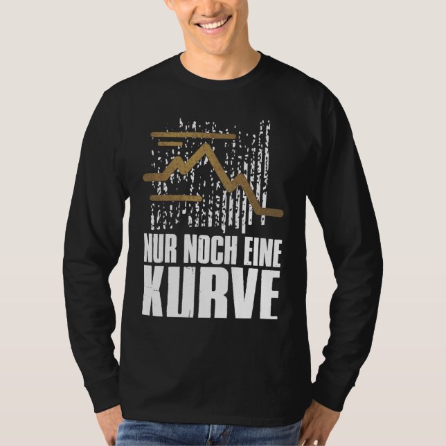 Camiseta Backprint Just one more curve Hiking and outdoors  (Frente)