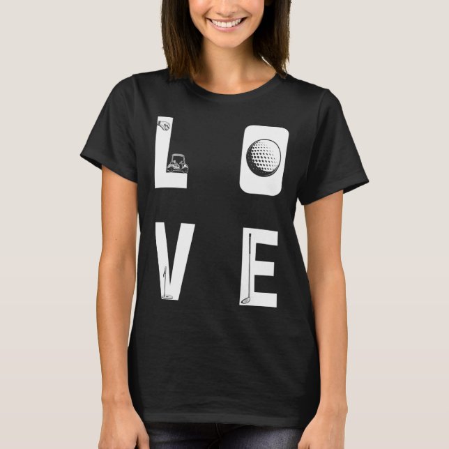 Camiseta Backprint Love Golf (Frente)
