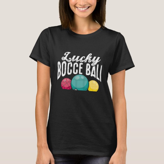 Camiseta Backprint Lucky Bocce Ball (Frente)