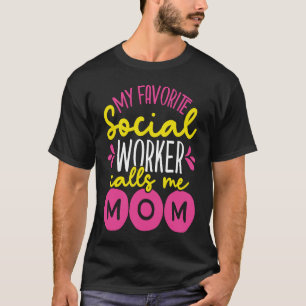 Camiseta Backprint Meu Trabalhador Social Favorito Me Chama