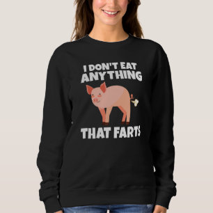 Camiseta Backprint Não como nada que peida Vegetariano