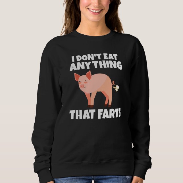 Camiseta Backprint Não como nada que peida Vegetariano (Frente)