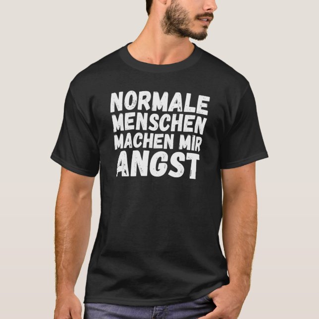 Camiseta Backprint Normal people scare me  5 (Frente)