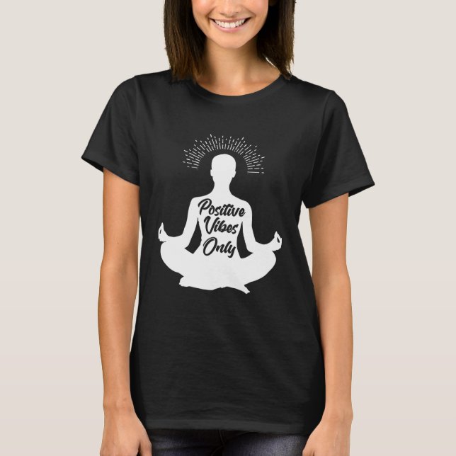 Camiseta Backprint positive vibes only (Frente)