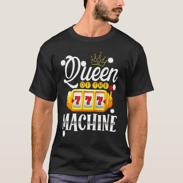 Camiseta Backprint Queen Of The Machine Slot Machine Tank T (Frente)