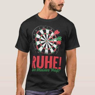 Camiseta Backprint rest of the master throws darts and dart