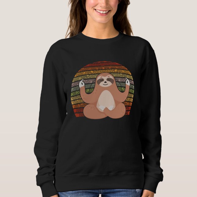 Camiseta Backprint retro sloth (Frente)