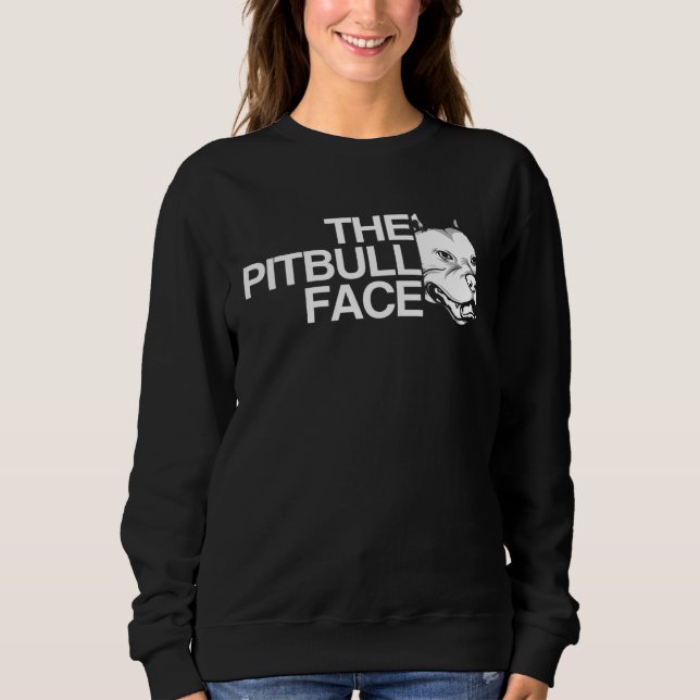 Camiseta Backprint The Pitbull Face dog and dog owner (Frente)