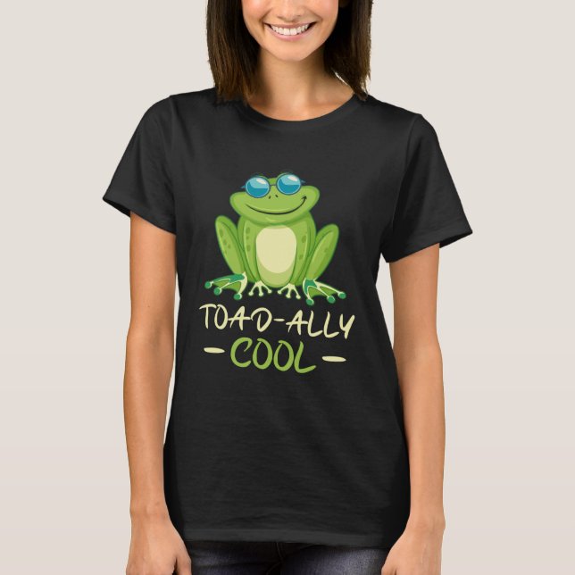Camiseta Backprint Toad ally cool cool frog (Frente)