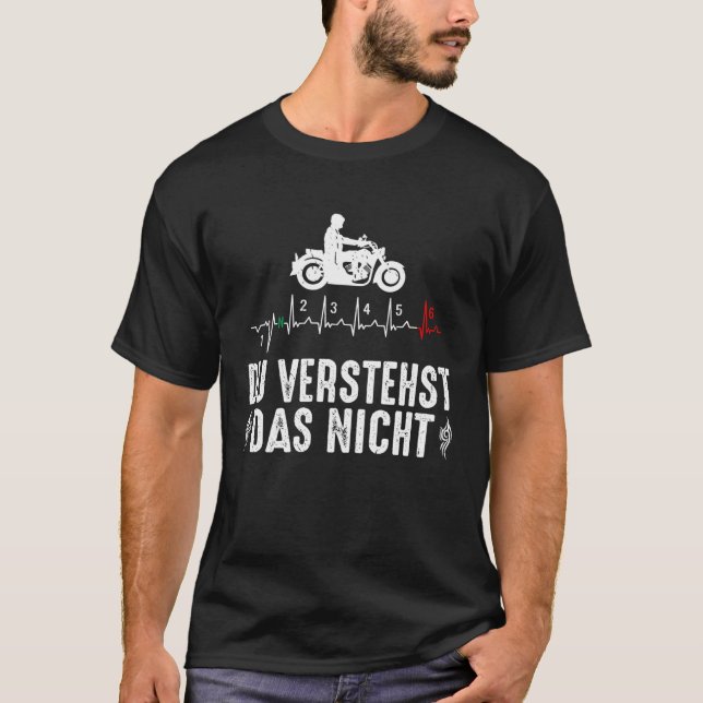 Camiseta Backprint You understand that not motorcycle with  (Frente)