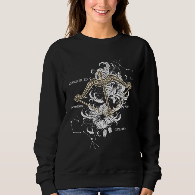 Camiseta Backprint Zodiac Sign Sagittarius (Frente)