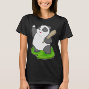 Camiseta Baco-beisebol da Panda
