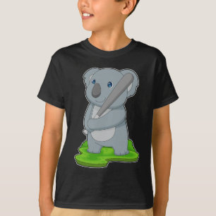 Camiseta Baco-beisebol Koala