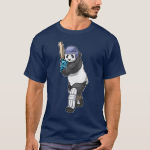 Camiseta Baco de críquete Panda
