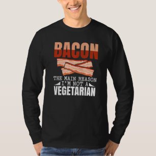 Camiseta Bacon A principal razão de eu não ser um Baconho V