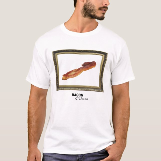 Camiseta Bacon & bacon = arte (Frente)