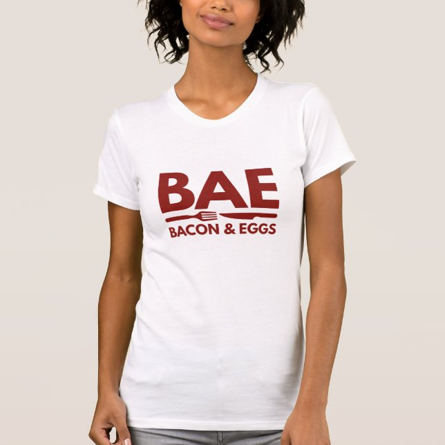 Camiseta Bacon-Básico E Ovos (Frente)