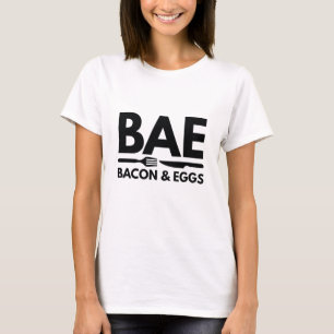 Camiseta Bacon-Básico E Ovos