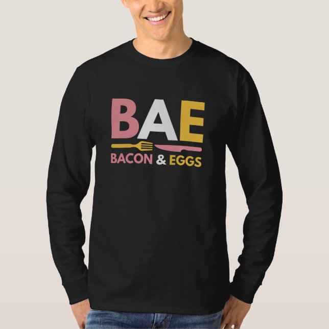 Camiseta Bacon-Básico E Ovos (Frente)