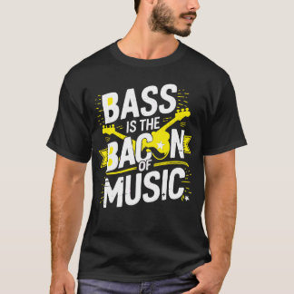Camiseta Bacon Beats - Bass Lover's Tee for Music Foodies