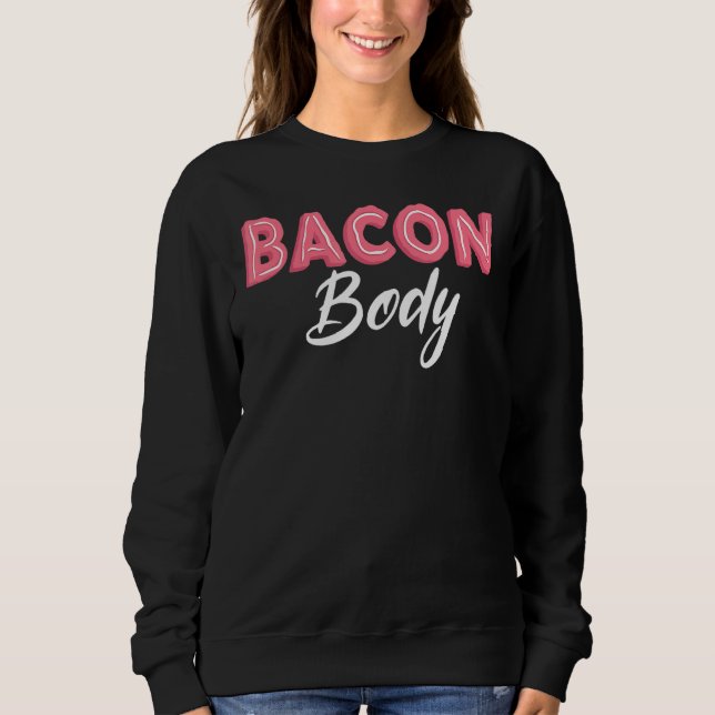 Camiseta Bacon Body Bacon King Bacon Queen Bacon Squad (Frente)