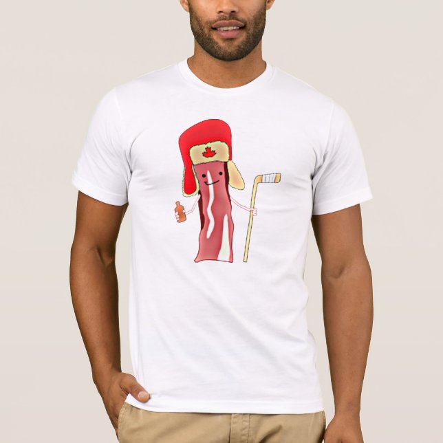 Camiseta Bacon canadense (Frente)