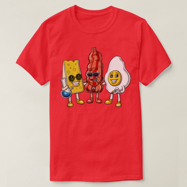 Camiseta Bacon Cheijos (Frente do Design)