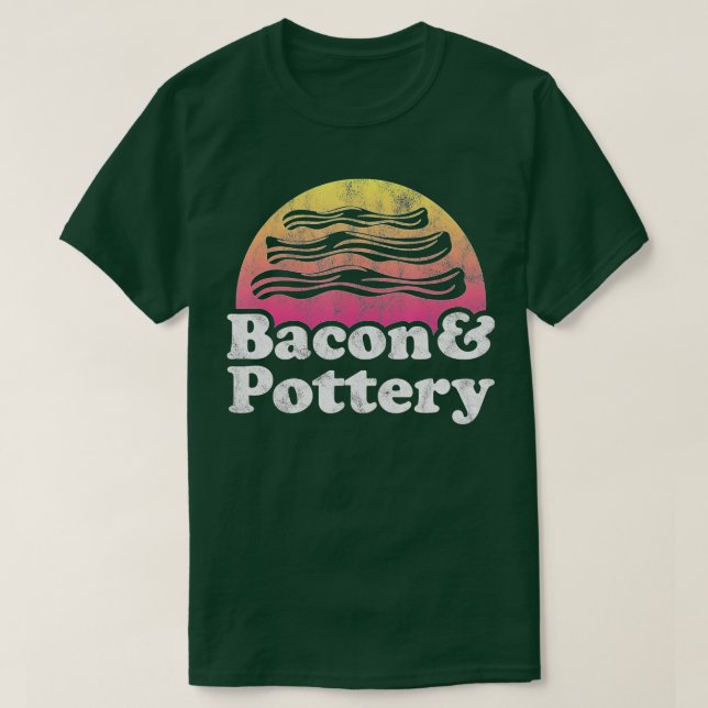 Camiseta Bacon e Bateria (Frente do Design)