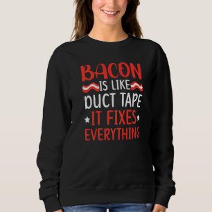 Camiseta Bacon É Como Fita De Duto Que Ele Corrige Tudo Que