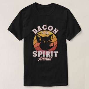 Camiseta Bacon É Meu Espírito Animal Engraçado Bacon Lover