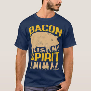 Camiseta Bacon é o meu animal espiritual para a Agricultura