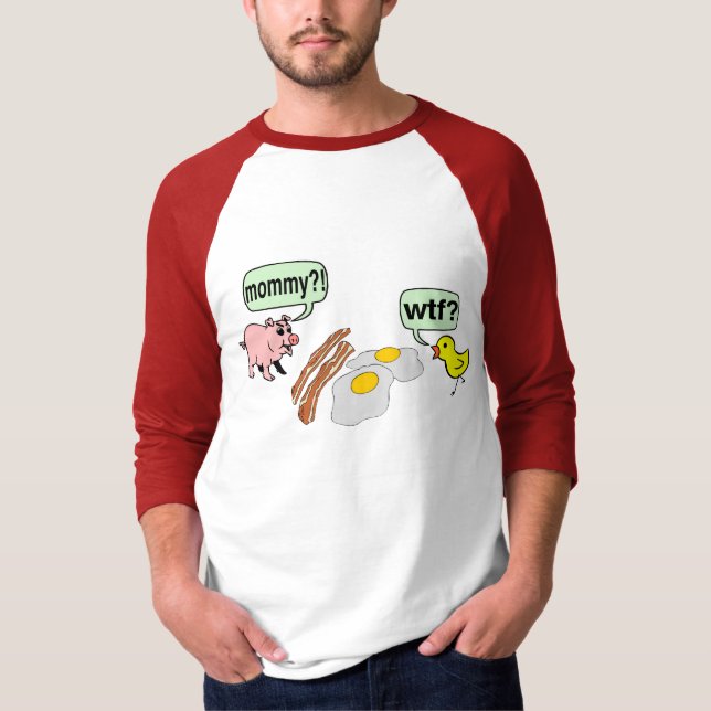 Camiseta Bacon e pesadelo dos ovos (Frente)