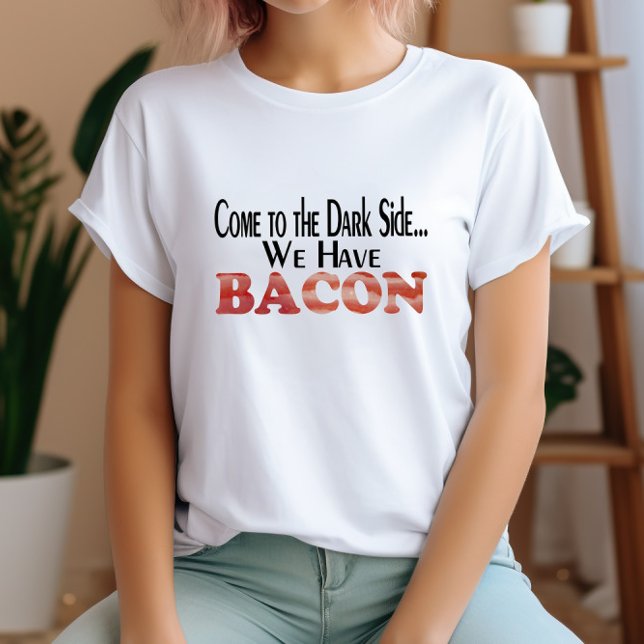 Camiseta Bacon Engraçado (Criador carregado)