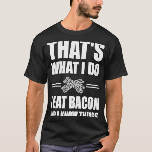 Camiseta Bacon Foodie Comida Pun