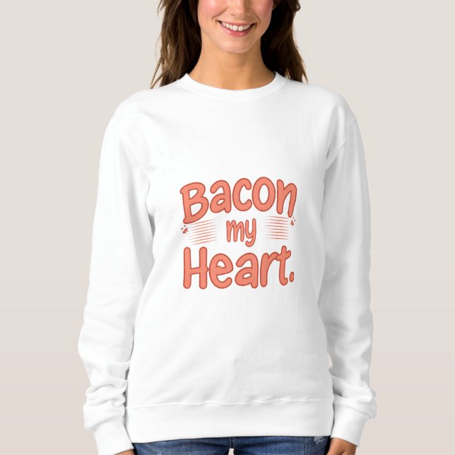 Camiseta Bacon Meu Coração (Frente)