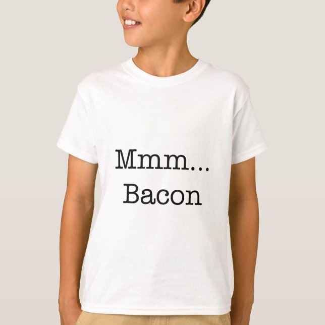 Camiseta Bacon Mmm (Frente)