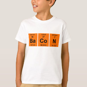Camiseta Bacon periòdicamente