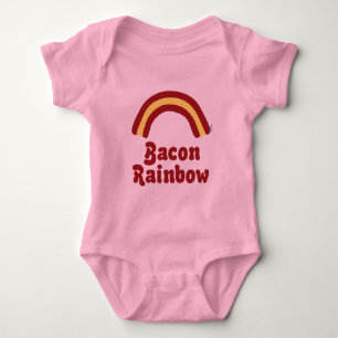 Camiseta Bacon Rainbow Baby Clothes